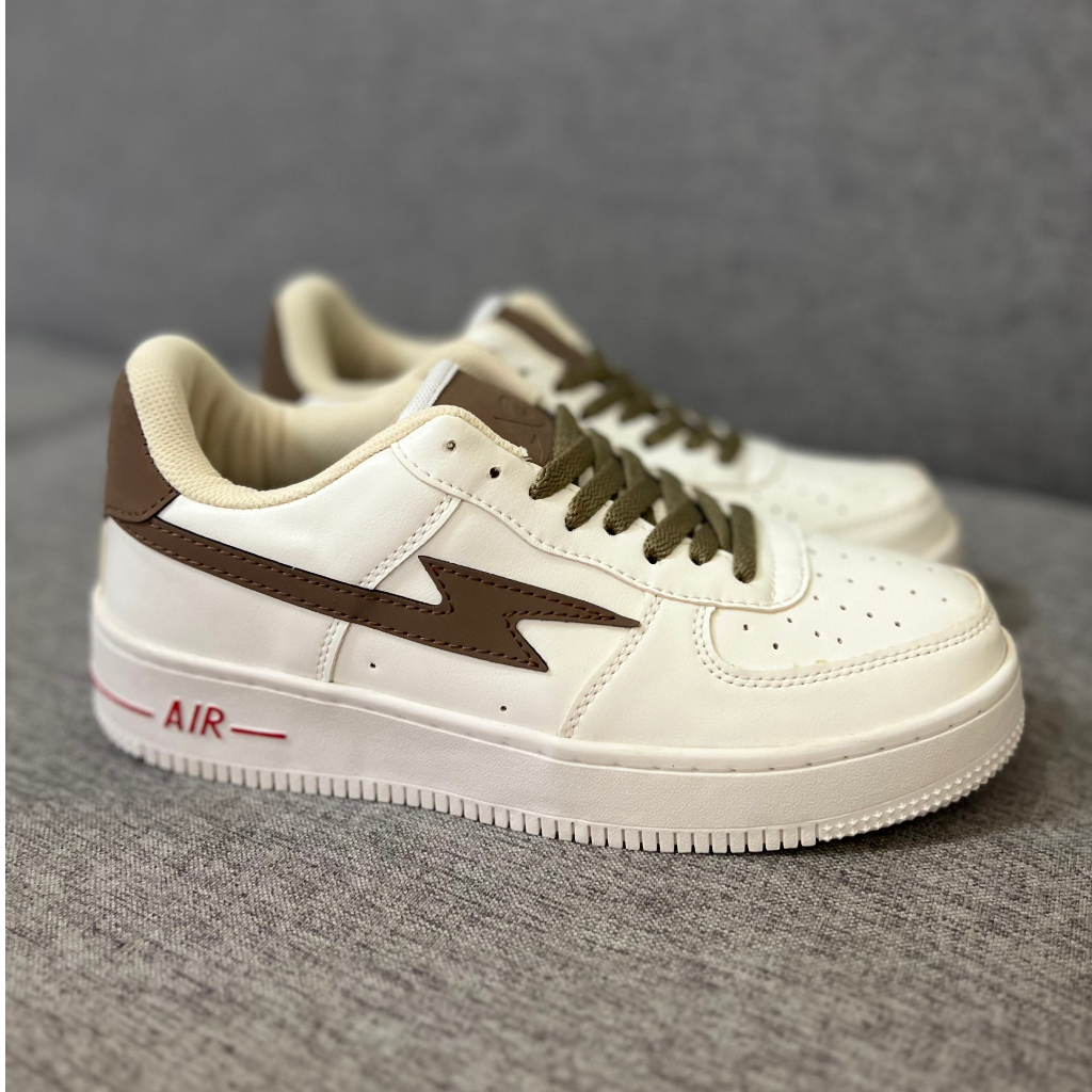 Mẫu mới giày sneaker af1 vẩy nâu ari forceone hot trend 2023 full sz nam nữ