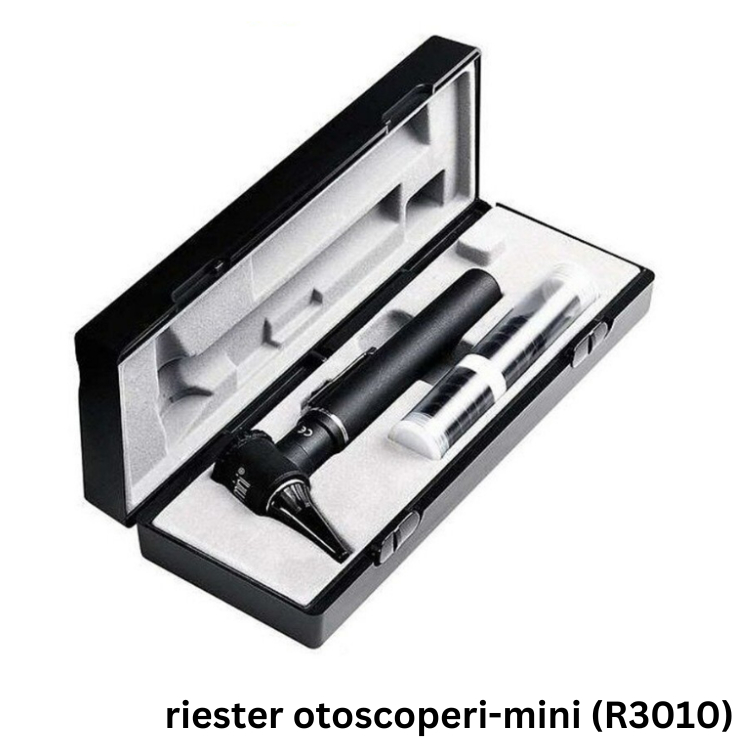 Riester ชุดอุปกรณ์สำหรับส่องตรวจหู แบบ Fiber Optic รุ่น ri-mini Otoscope, XL2.5V (R3010) [รับประกัน 1ปี] ราคา 3,390 บาท*ส่งฟรี