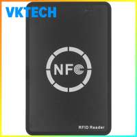[Vktech]Smart Access Control Card Copier 13.56MHz/125KHz/250KHz RFID Reader Writer Free Software 13.56MHz Encrypted Card Decoder