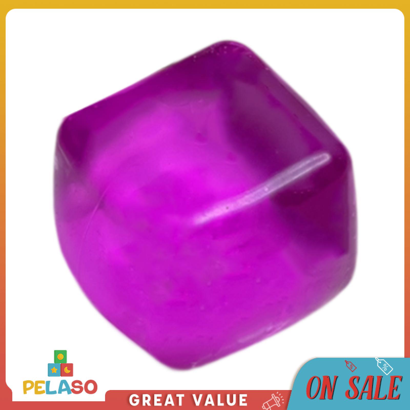 Pelaso Cube Đồ chơi bóp túi goodie phụ đồ chơi cảm giác cho màu tím