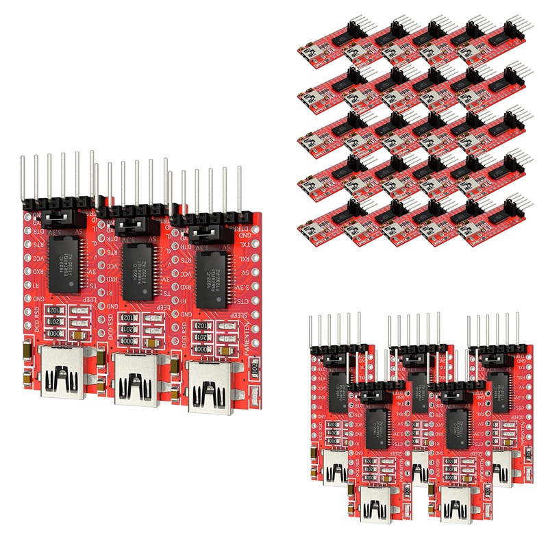 【Must-Have Accessories】 FT232RL Mini USB To TTL Serial Converter Adapter Module 3.3V 5.5V FT232R Por