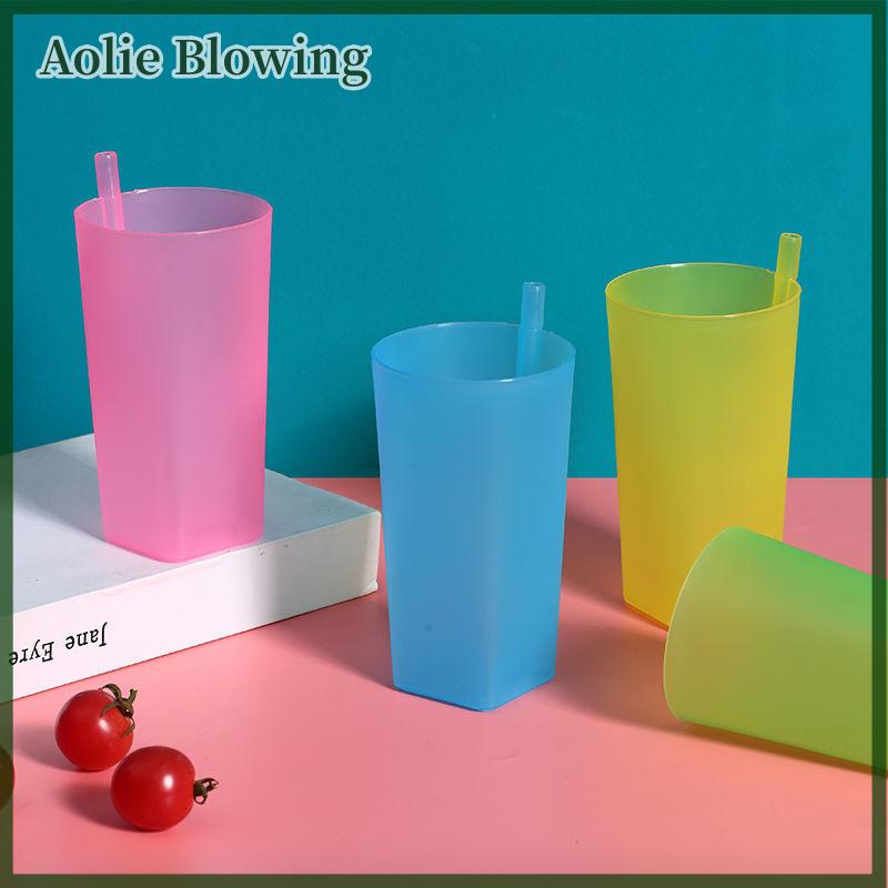 Aolie 1X Kid trẻ em trẻ sơ sinh bé SIP cup với xây dựng trong rơm Mug uống rắn FE AA EW