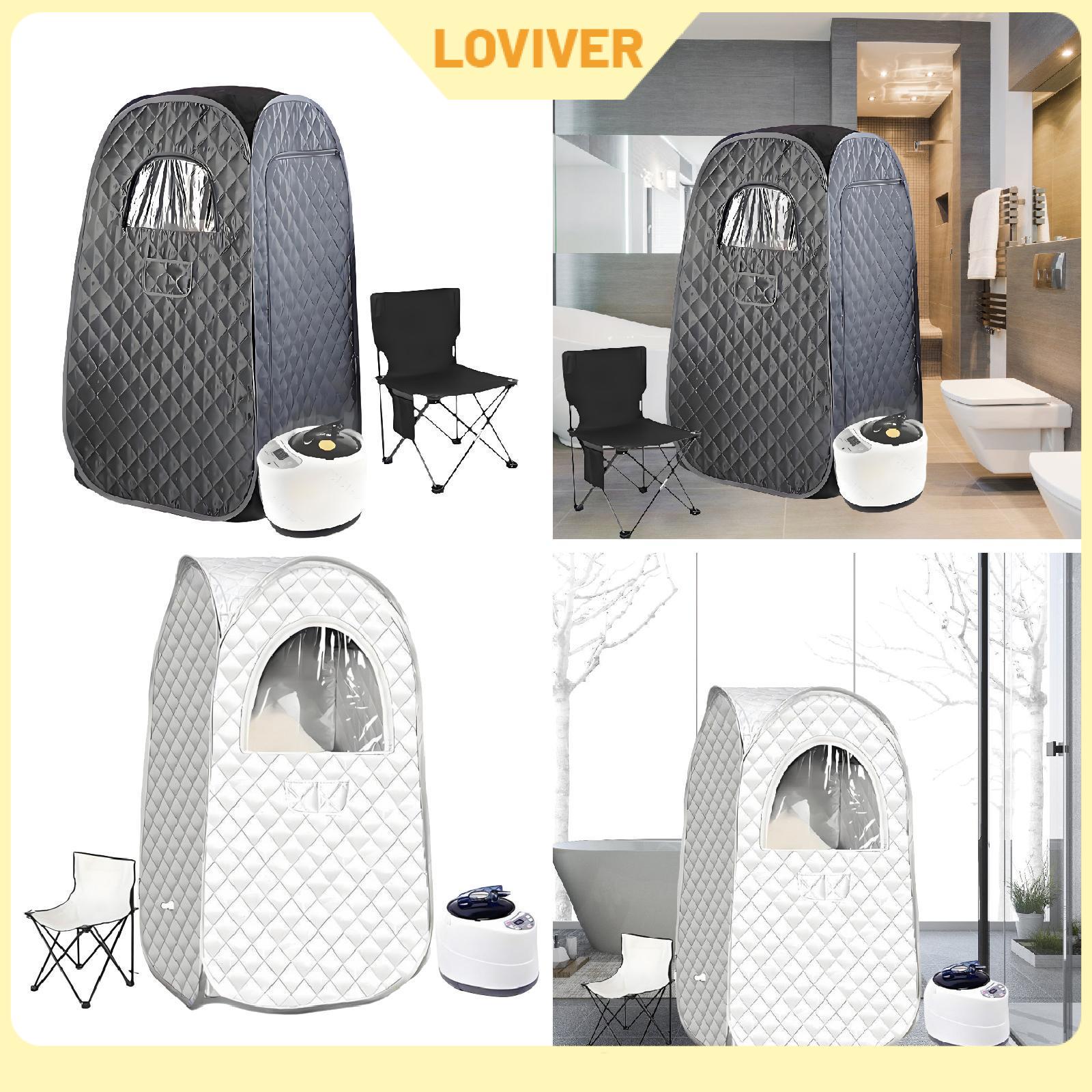 Portable Steam Sauna Foldable Chair Personal Sauna Box Full Size Personal Sauna Tent Single Person Sauna for Dorm Household ราคา 7,875 บาท*ส่งฟรี