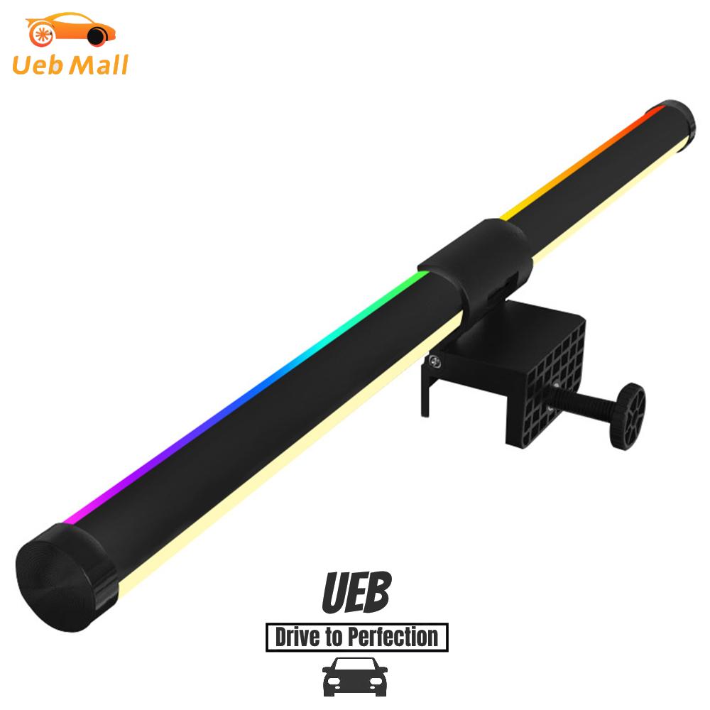 [UEB Mall] Double-sided Computer Monitor Light Bar W/ RGB Backlight Reading LED Task Lamp for Eyes Protection Reading Learning