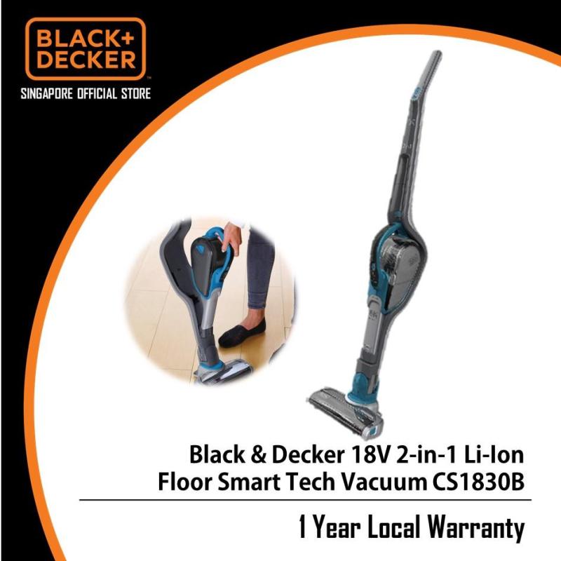 Black & Decker 18V 2-in-1 Li-Ion Floor Smart Tech Vacuum CS1830B handheld cordless vacuum cleaner stick Singapore