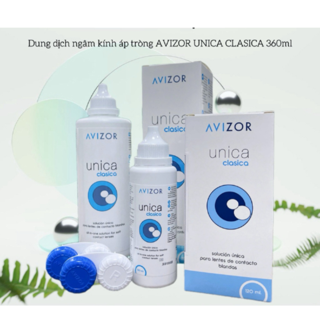 Dung dịch ngâm kính áp tròng AVIZOR UNICA CLASICA 360ml