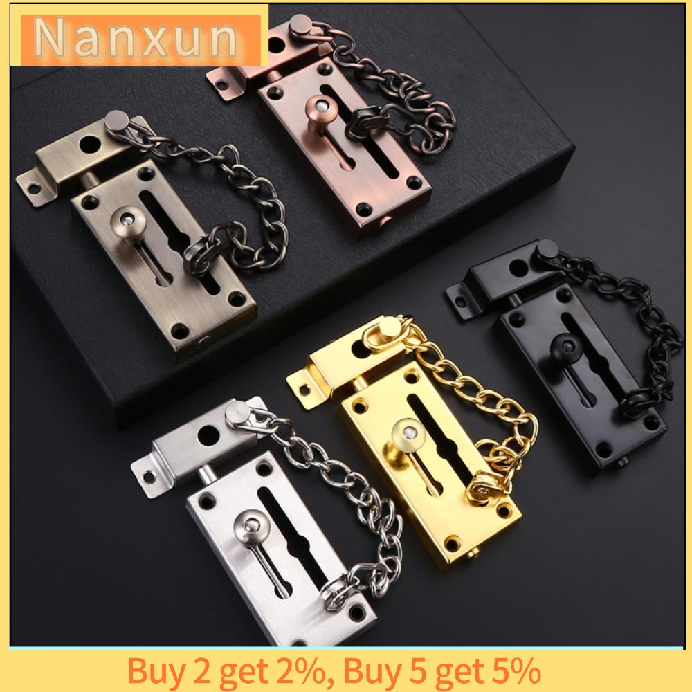 NWSJ Dày Bảo hiểm khóa cửa An toàn Thép không gỉ Dây xích chống trộm  Đồ  khí Khóa Xích Cửa Sổ
