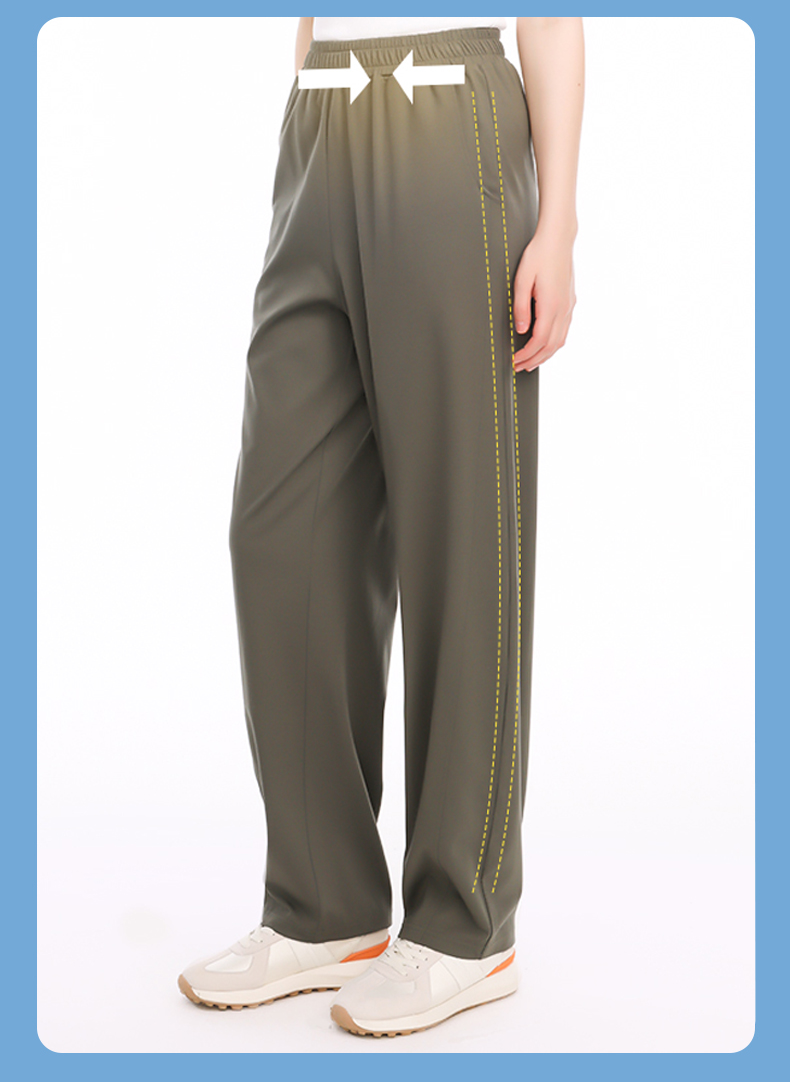 OhSunny Women's Sweat Pants Sunscreen Loose Cooling Breathable Trousers Anti-UV UPF 50+ Slimming Thin Pants · v2