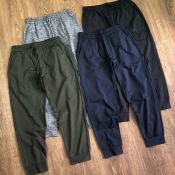 New original Uniqlo Island of the original goods!Fitting room U home men high thin elastic beam foot trousers slacks breathable quick-drying movement New Japan