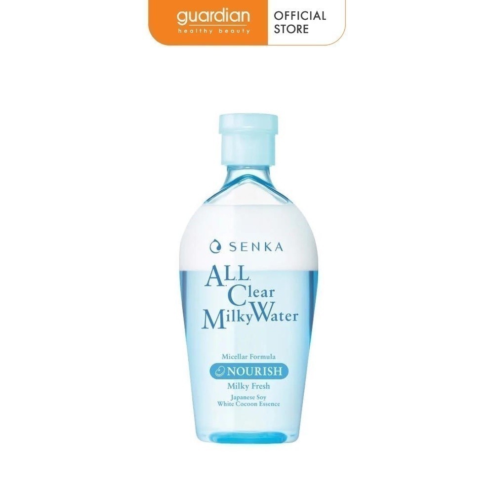 Nước Sữa Tẩy Trang Hai Lớp Senka All Clear Milky Water Nourish 230Ml