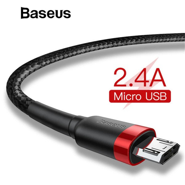 Dây sạc micro usb Baseus cafule máy andoird - Cáp bọc dù dài 1m 2m 3m ... baseusmall