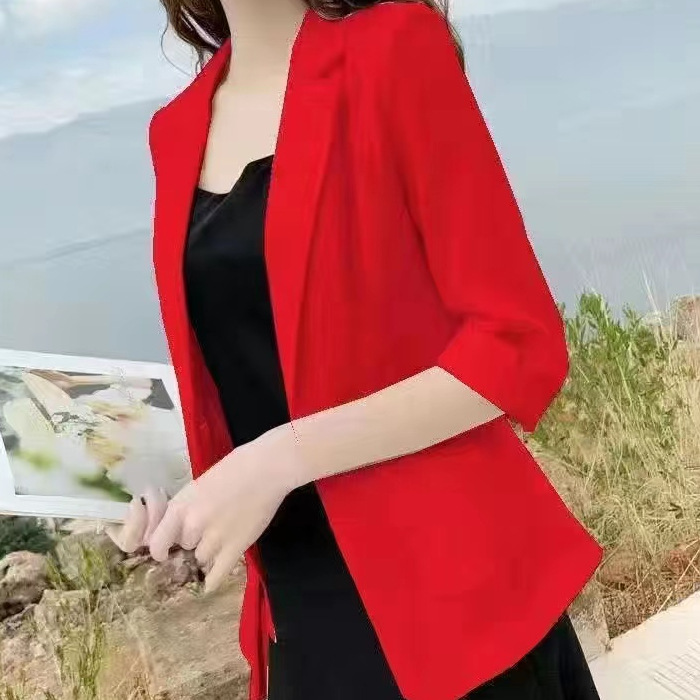 S-5XL Áo Blazer thời trang Phụ Nữ Phụ Nữ Mỏng nhỏ mỏng Áo khoác com lê Áo Khoác vải lanh và vải bông