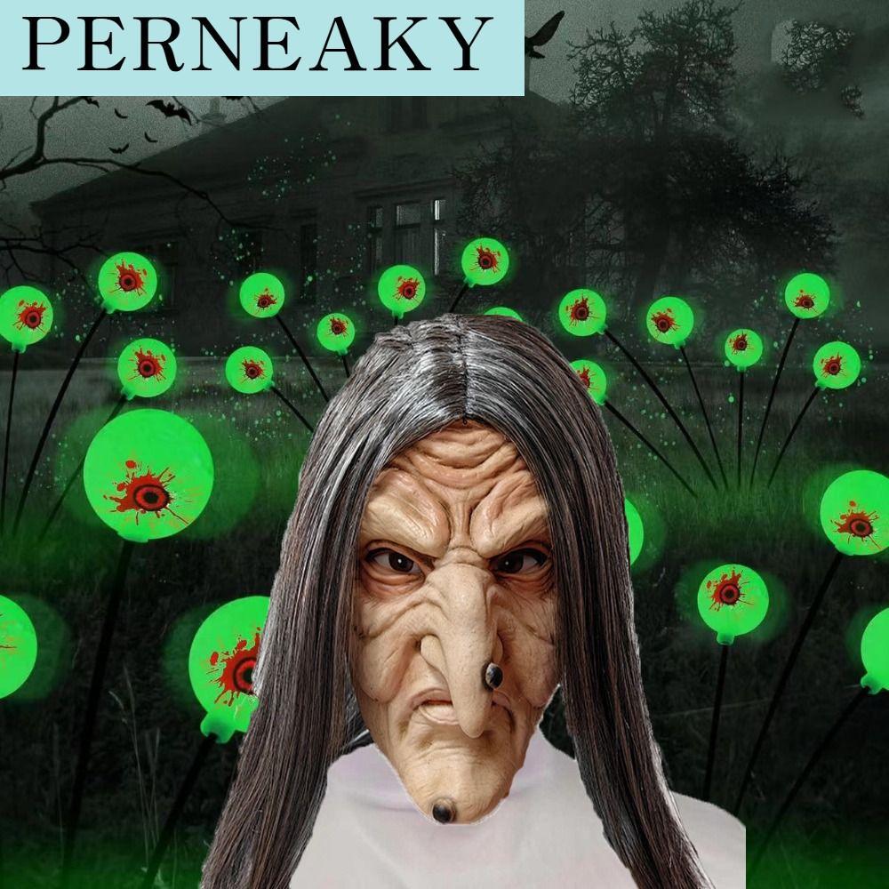 PERNEAKY ผมยาวทรงยาว ฝาครอบหัวแม่มดฮาโลวีน ใช้ซ้ำได้ ลาเท็กซ์ ผ้าโพกศีรษะคอสเพลย์หญิงชรา อุปกรณ์ประกอบคอสเพลย์ ทั่วไปทั่วไปทั่วไป ใบหน้ายาย บ้านผีสิง ราคา 533 บาท*ส่งฟรี
