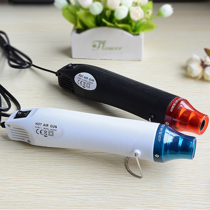 Máy khò nhiệt cầm tay 220V 300W thổi hơi nóng 200 độ - Dụng cụ DIY handmade, khò co nhiệt, tem cao su, bột hàn