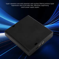 Homtom Linear Power Supply Inner Positive Outer Negative Multiple Interface Stable Noise Absorber Linear Power Supply Aluminum Alloy 603370uf DC 5-24V for Sound Card
