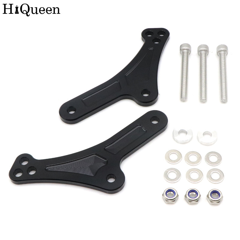 HiQueen 1 Pair Motorcycle Rear Drop Links Lowering Links Kit, Aluminum Alloy Rear Arm Suspension Body Link Support 25MM Compatible For ZX25R ZX4R 2023+