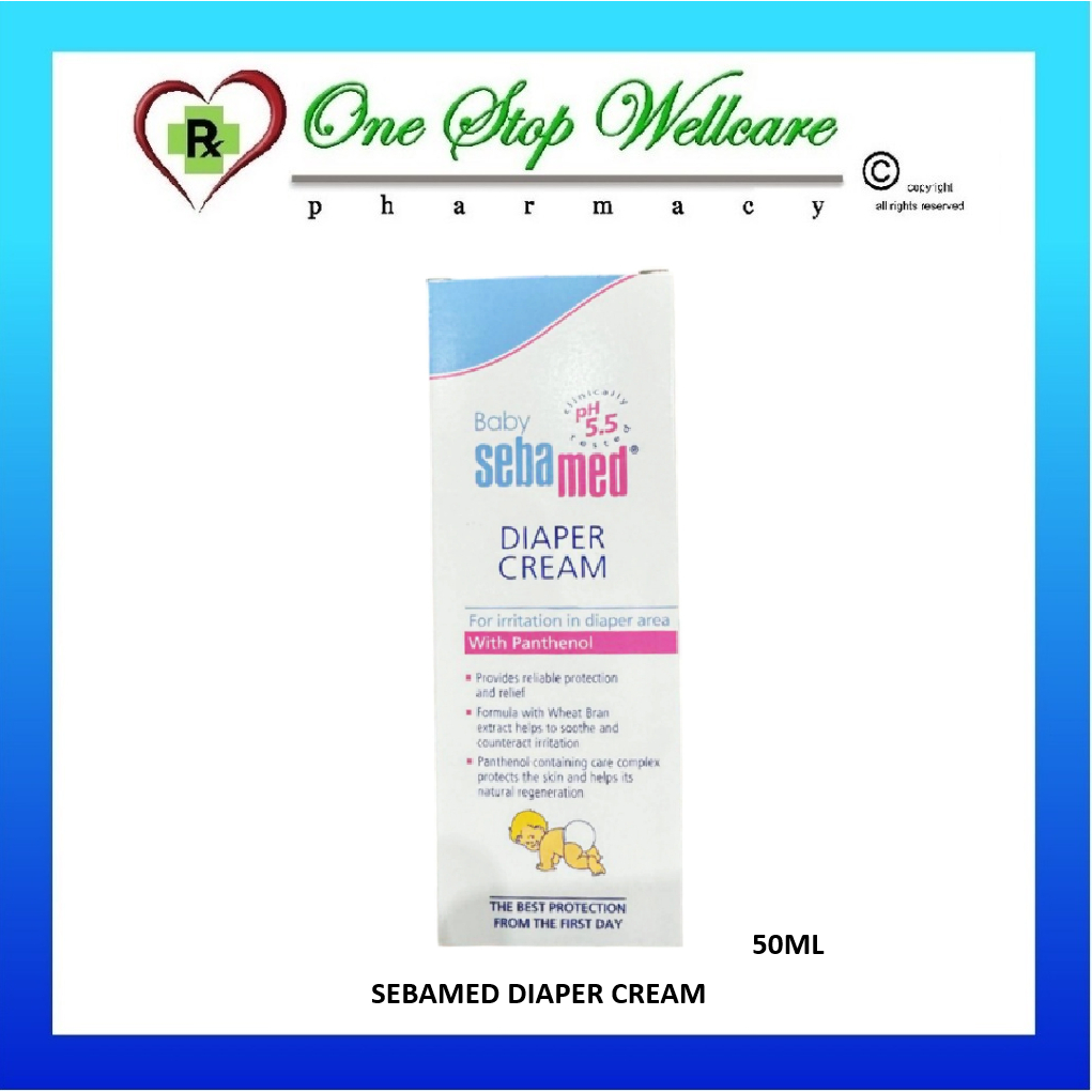 【hot sale】SEBAMED KRIM RUAM LAMPIN BAYI / SEBAMED BABY DIAPER CREAM 50ML / 100ML