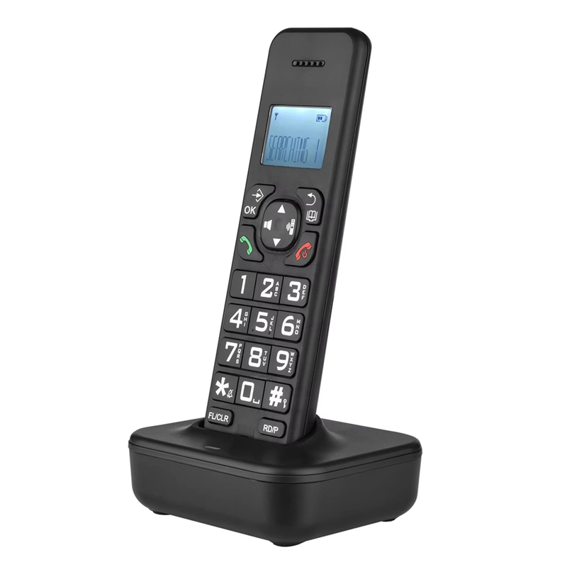 【Latest model】D1102B Cordless Phone Caller ID/Call Waiting 1.6 Inch Backlight LCD 3 Line Screen Display 16 Languages US PLUG ราคา 933 บาท*ส่งฟรี
