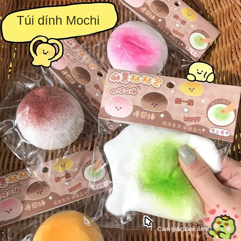 Chất Lỏng Dính Túi Mochi Nhào Nặn Le Đồ Chơi Giải Nén Đàn Hồi Chậm