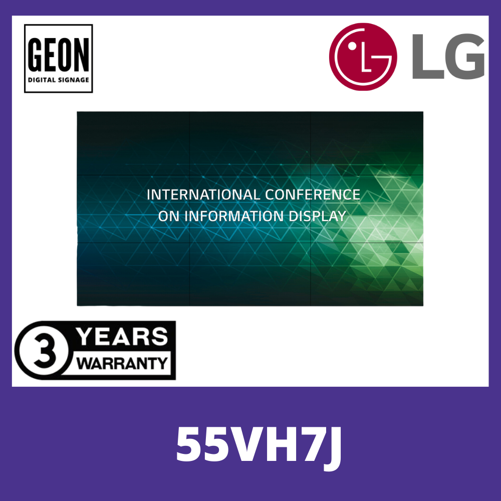 LG 55'' 55VH7J 700 nits FHD Slim Bezel Video Wall