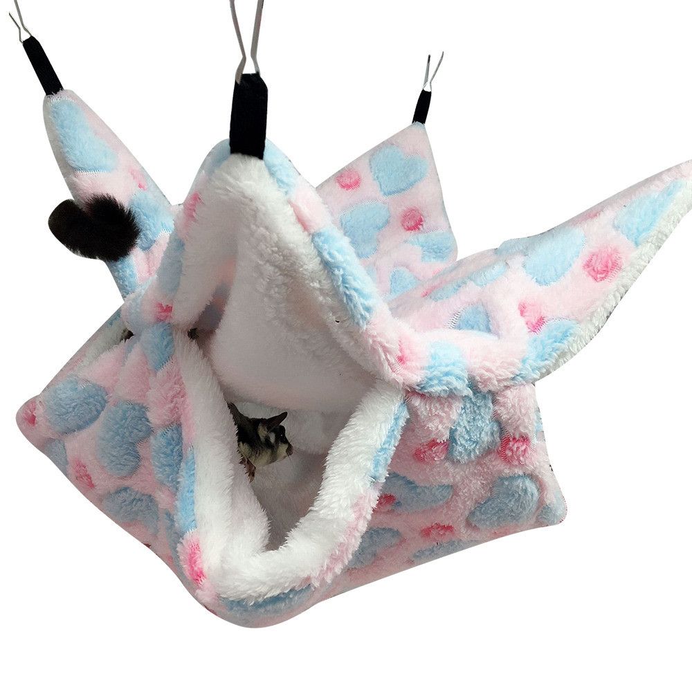 IMPRINT GRUBLE22LE4 Ferret Rat Hanging Plush Hamster Cage Pet Sleeping Bag Pet Hammock Squirrel Beds - 4