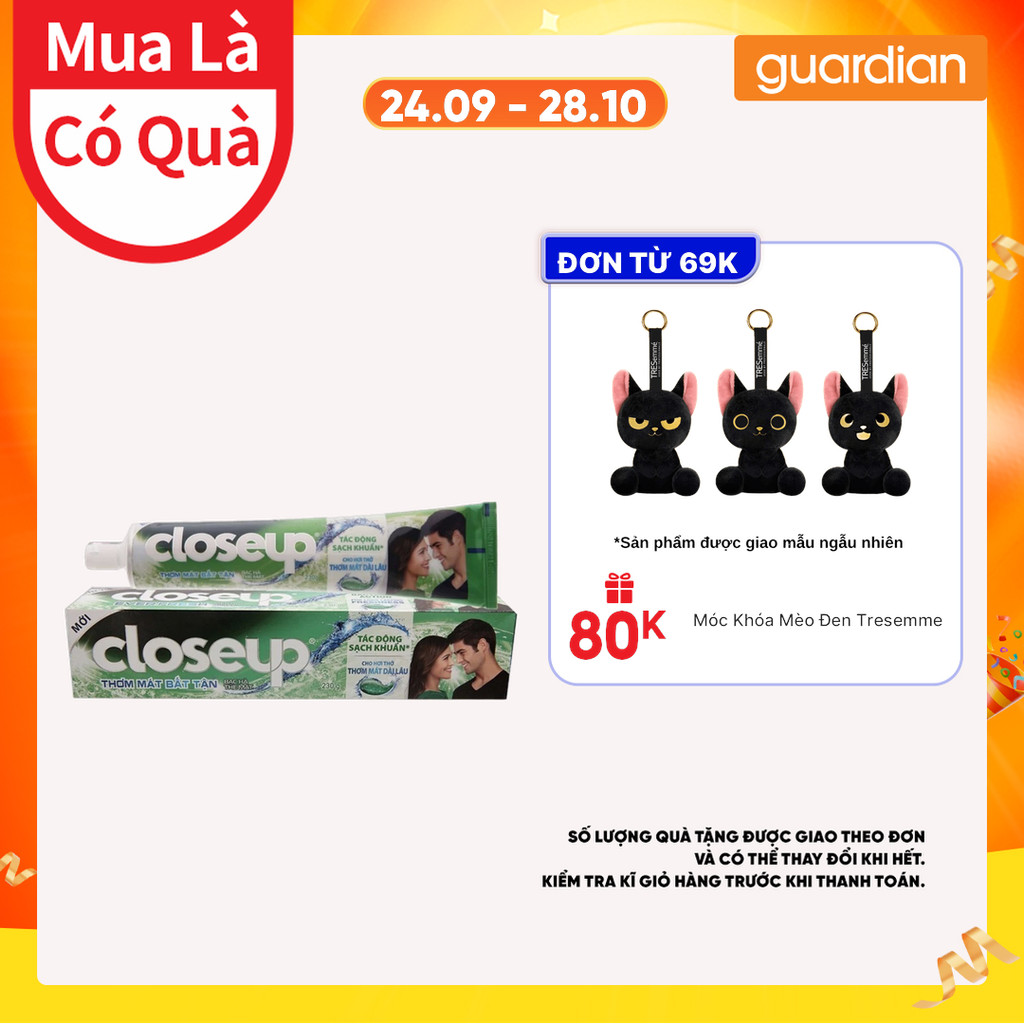 Kem Đánh Răng Closeup Bạc Hà The Mát 230g Guardian Việt Nam