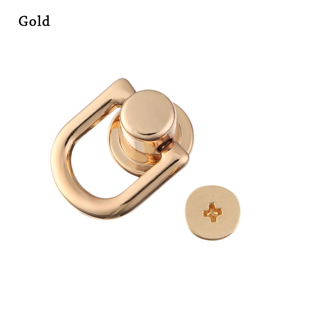 NISANM DIY Purse Bag Screw Nail Bag Snap Luggage Buckle Metal Bag Rivet Studs Button Nail Buckle Handbag Belt Connector