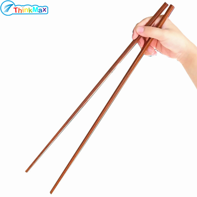 Wooden Cooking Chopsticks for Hot Pot Noodles 42cm Length ราคา 23 บาท*ส่งฟรี