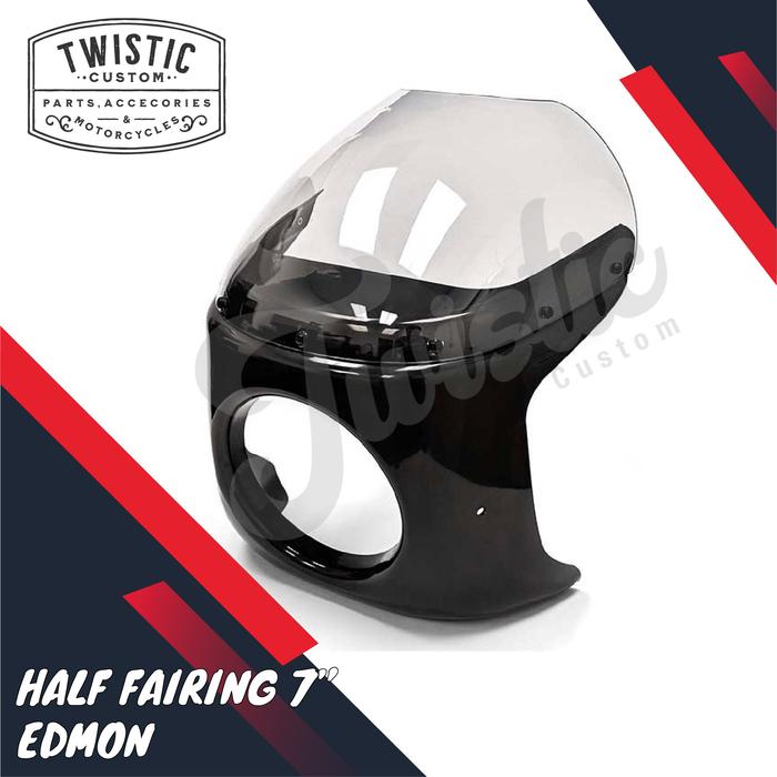 PROMO FAIRING WINDSHIELD EDMON 7 INCH UNIVERSAL MOTOR CUSTOM - OTO EXPRESS Giá 1,700,000 Đồng*Miễn phí vận chuyển