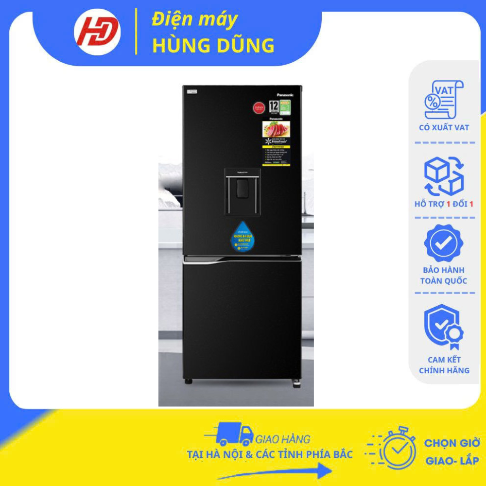 [ GIAO LẮP TRONG NGÀY TẠI HÀ NỘI ]  Tủ lạnh Panasonic Inverter 255 lít NR-BV280WKVN Mới 2020 , có cấp đông mềm