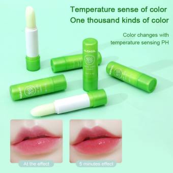 HUDAGXL Aloe Vera Lipstick Color Changing Lip Balm Moisturizing Moisturizing Waterproof Anti-Drying Aloe Vera Lip Balm