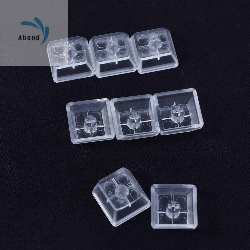 ABOND Thiết bị ngoại vi máy tính Chất lượng cao R4 / R3 / R2 / R1 Công tắc Cherry ABS Mờ Cherry Gateron Keycaps có đèn nền Trong suốt Bàn phím cơ Keycaps