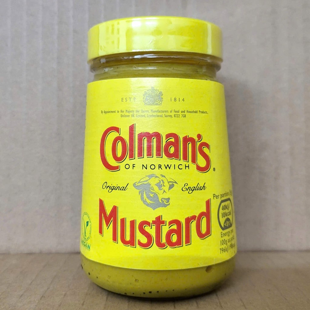 (HSD 30/11/2026) COLMAN’S - Lọ 170g - SỐT MÙ TẠT ANH NGUYÊN BẢN Vegan Original Mustard