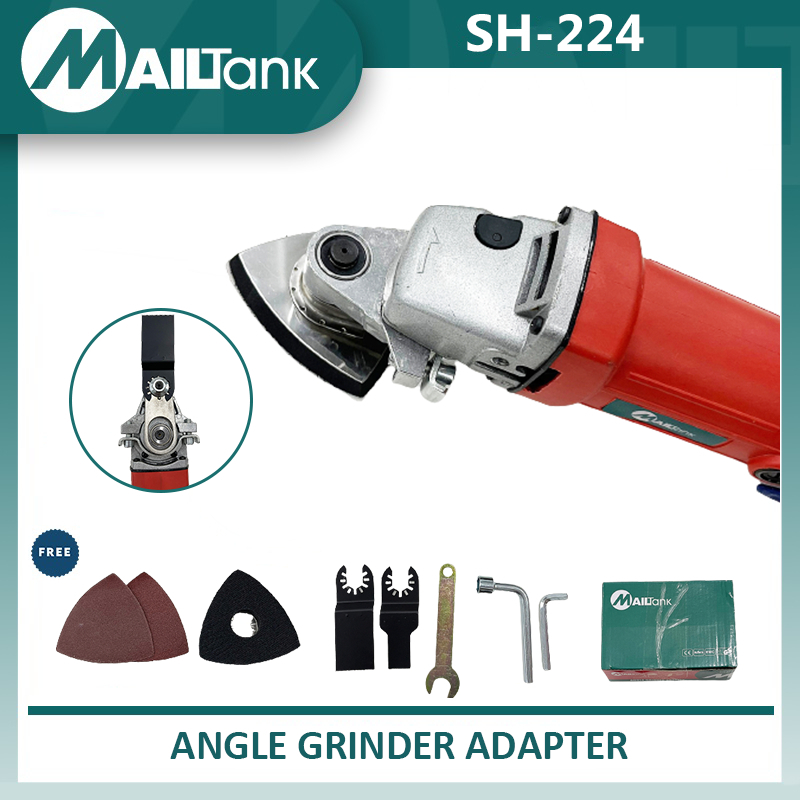 Đầu máy cắt rung MailTank SH224 Máy cắt rung - bộ chuyển đổi máy mài thành máy cắt rung tặng kèm lưỡi cưa và đầu chà nhám