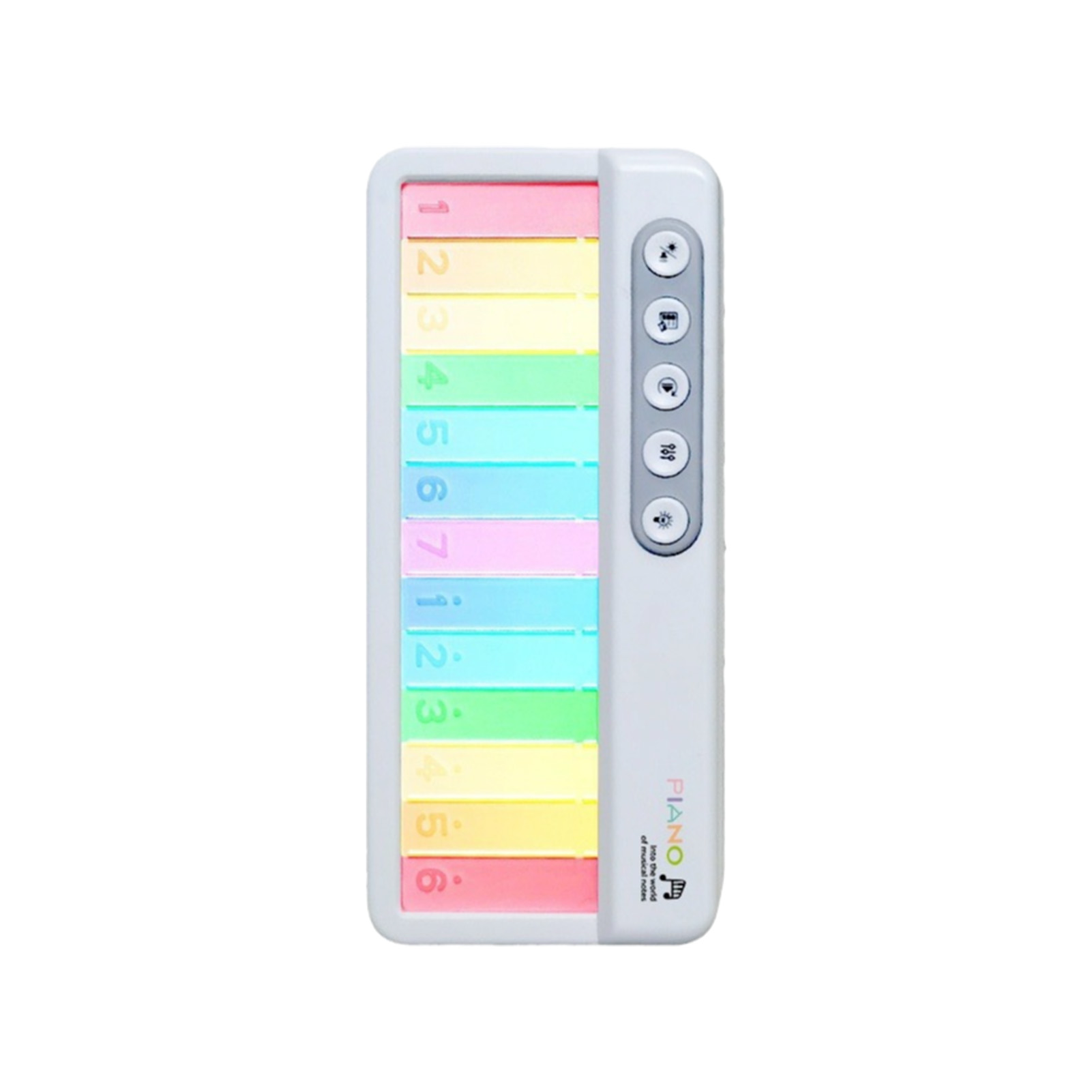 13 Phím bàn phím âm nhạc Đàn Piano Nhạc Cụ Đầy Màu Sắc Ánh Sáng 3 chế độ chiếu sáng 13 Bản Demo Bài Hát hộp nhạc Xách Tay bàn phím đàn piano Nhỏ Đàn Piano Cho Người Mới Bắt Đầu