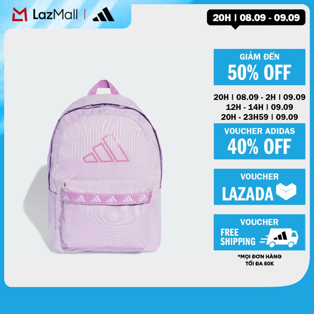 [CHỈ 3.9-MUA 2 GIẢM 10%+VOUCHER 15%] adidas Phong cách sống CL TAPE BPK Unisex Màu tím JX9076