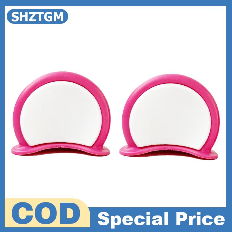 SHZTGM 2Pcs Colorful Motorcycle Helmet Bear Ears Decor Universal Motorbike Bicycle Car Styling Decoration Helmet Stickers Accessories