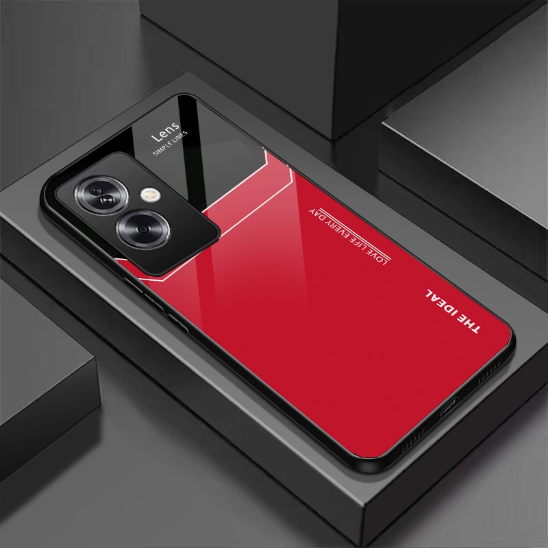 Ốp Lưng OPPO A79 5G Mặt lưng kính chống sốc thiết kế riêng