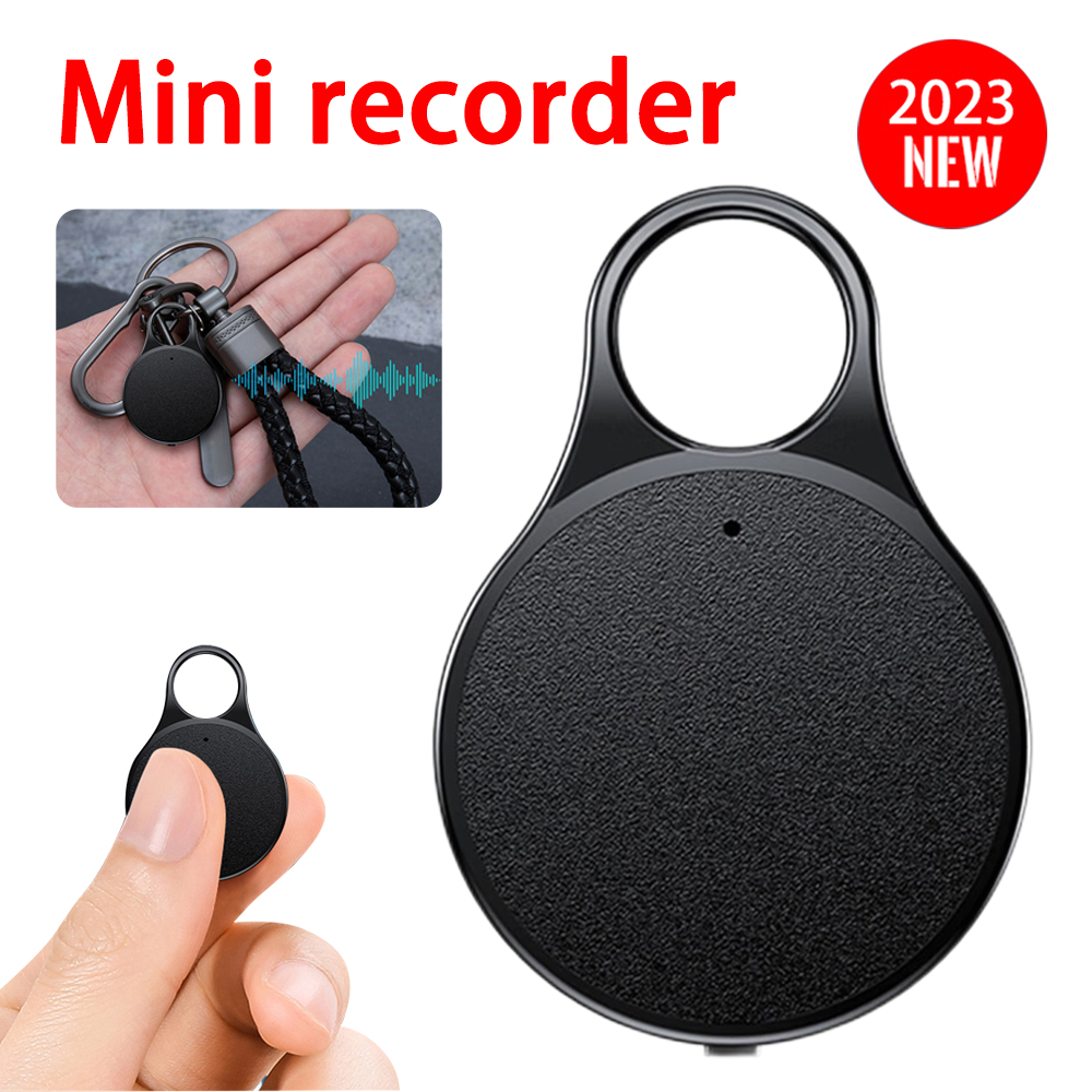Máy ghi âm mini móc khóa cổ treo Máy nghe nhạc MP3 Tai nghe phát lại nhạc giọng nói được kích hoạt Thiết bị ghi âm giảm tiếng ồn nhỏ ditgital Máy ghi âm bài giảng phỏng vấn cuộc họp kinh doanh