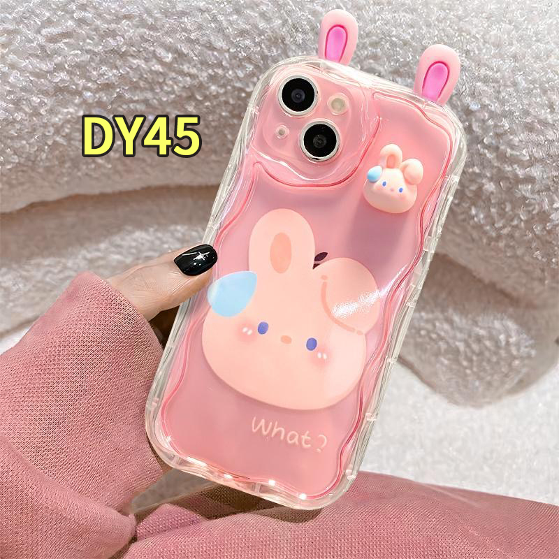 Ốp lưng cho iPhone 13 12 11 14 Pro max 6 7 6S 8 14 Plus x XR XS max 11 12 13 SE 2020 6SPlus 7plus 6plus 8Plus 14 Plus xsmax thỏ 3D dễ thương, gấu, ếch