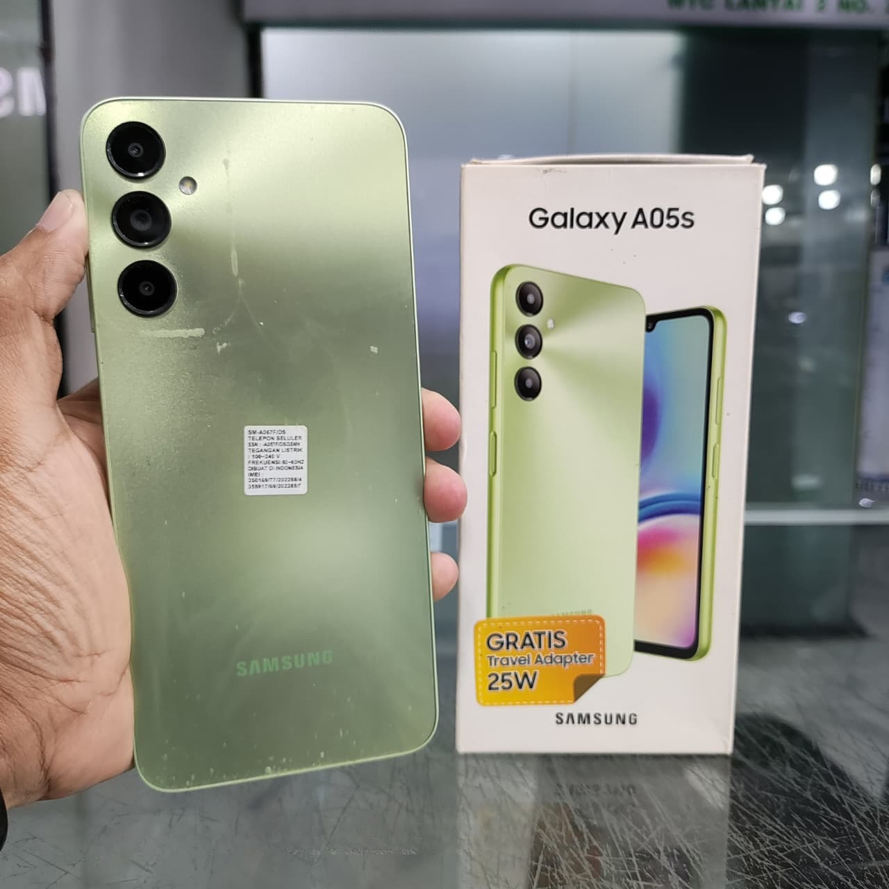 Samsung A05s Ram 6 Rom 128GB Second Original Harga 1,418,571 rupiah*Gratis Ongkir