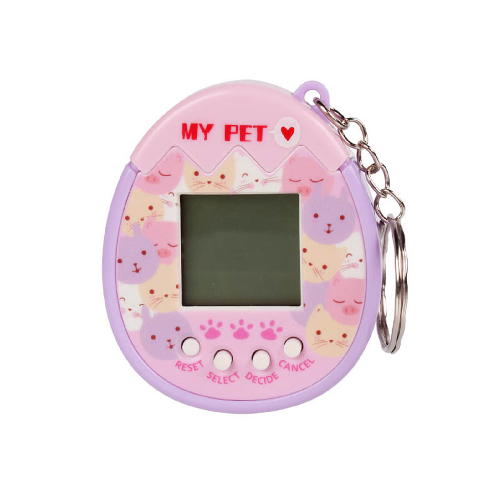 [Nosafhu] Mini Game Console Pocket-sized Game Console 168 Animals Virtual Pet Keychain Game Console Fun Handheld Digital Toy for Kids Adults Perfect Birthday Christmas Gift - ยี่ห้อ 0 ราคา 72 บาท*ส่งฟรี