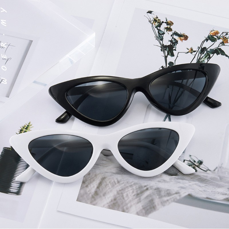 Hip-hop mèo nhỏ Kính râm Mắt phụ nữ Kính mắt Eyewear với màu phong cách cổ điển