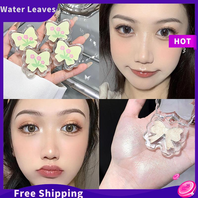[Water]Hot Sale Freeshipping Cappuvini bướm rắn Phấn mắt Highlighter đa chức năng chống thấm mồ hôi làm sáng má Rouge màu nude mỹ phẩm - 4