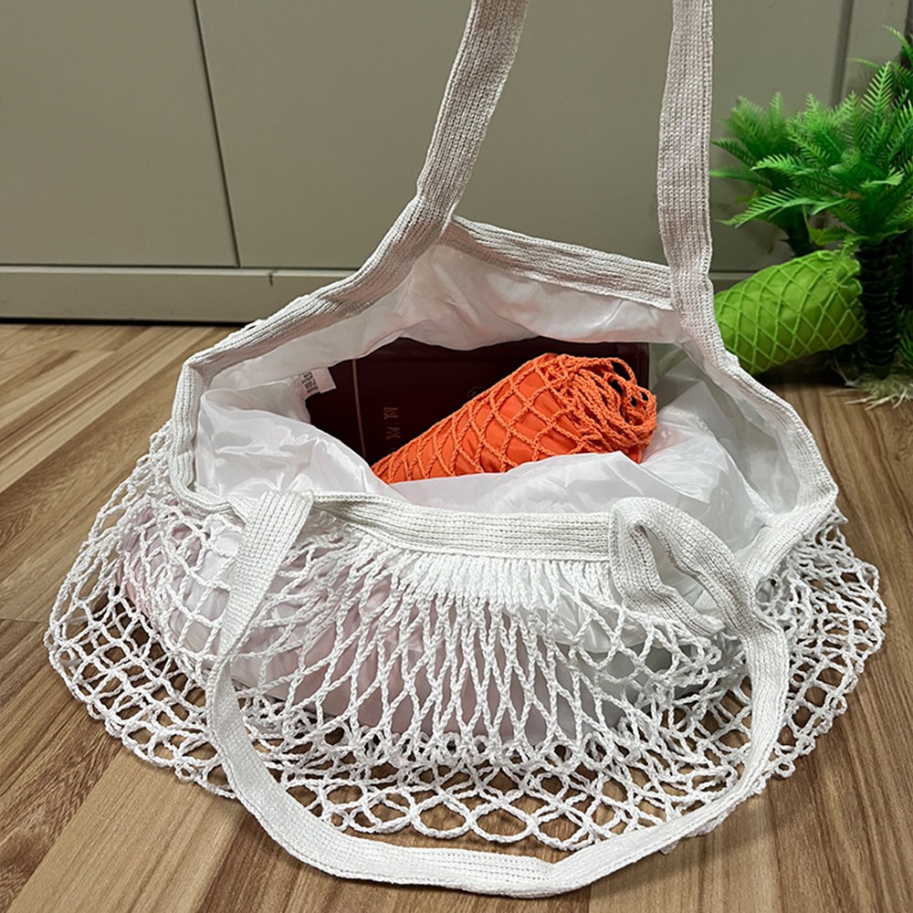 TEENIE WEENIE SPORTS Bông Túi mua sắm Di động Dây lưới Túi lưới trái cây rau củ Nhẹ Thoáng khí Túi xách tay ngắn Mua sắm - 5