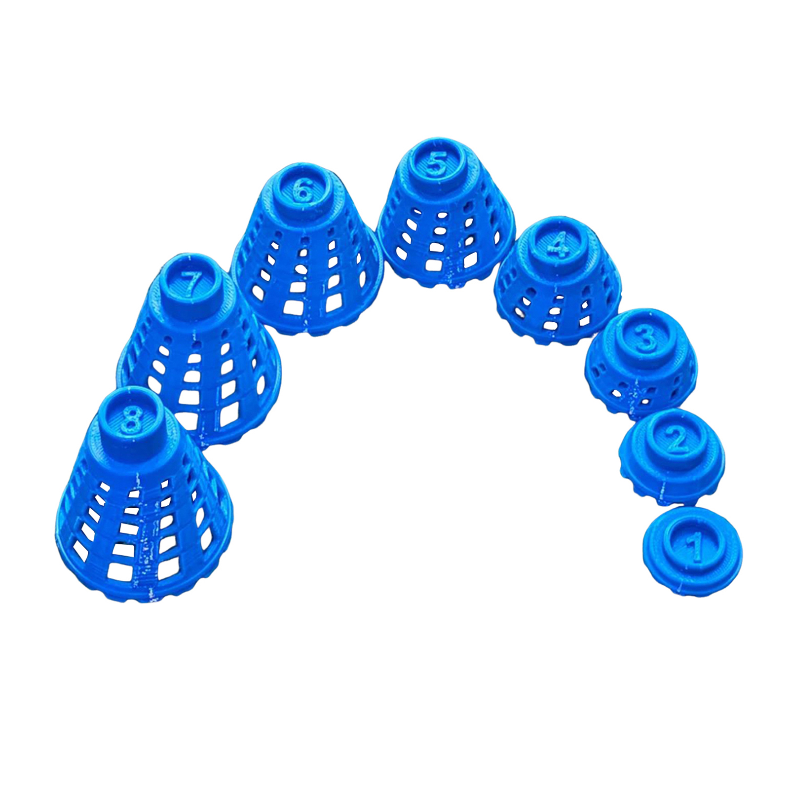 Golf Simulator Tees Larger Cup Area Golf Tees 8 Pcs Plastic Golf Tees for Simulator Practice – Durab