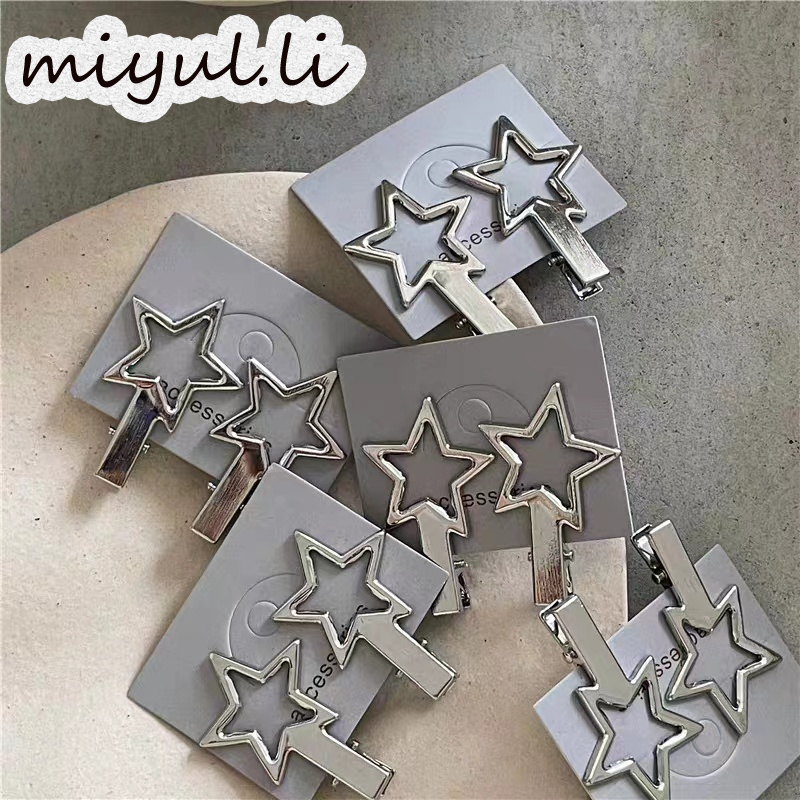 miyuli กิ๊บติดผมรูปดาวห้าแฉกแฟชั่นเกาหลีสำหรับผู้หญิง ราคา 13 บาท*ส่งฟรี