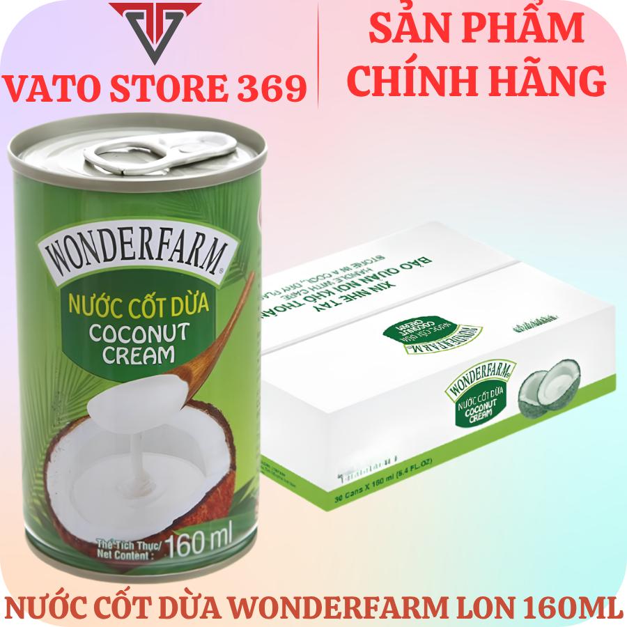 Nước cốt dừa WONDERFARM lon 160ml