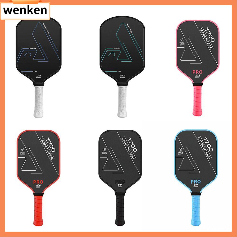 WENKEN 1pc T700 Vợt cầu Pickleball Bề mờ Sợi Carbon Vợt cầu lông Pickleball Chất lượng cao Đã được phê duyệt bởi USAPA