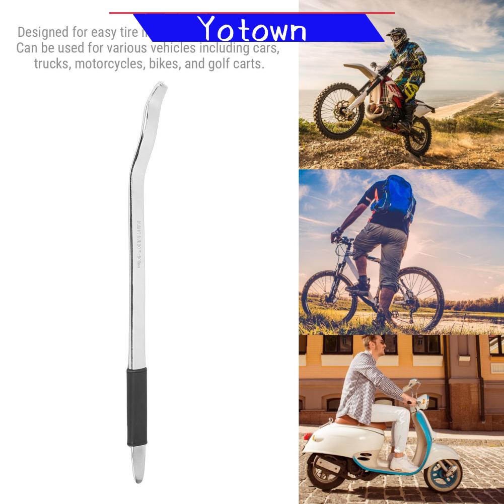 Yotown 20 Inch Lốp Sắt Chịu Lực Thay Lốp Dụng Cụ Lốp Đòn Bẩy Thanh Dành Cho Xe Tay Ga Xe Đạp Xe Máy Thay Lốp